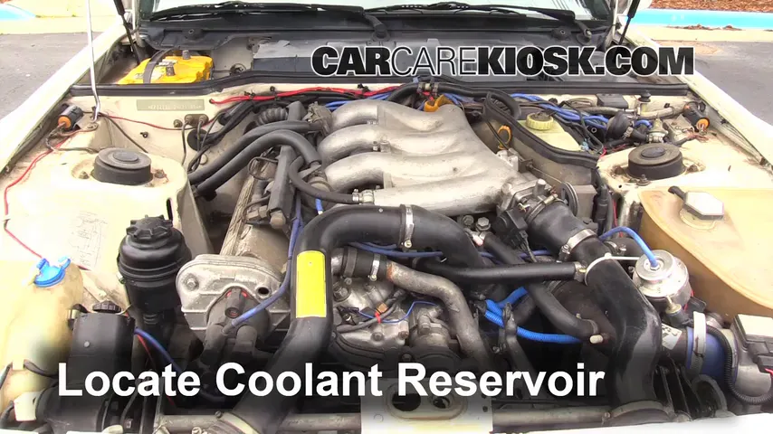 1987 Porsche 944 Turbo 2.5L 4 Cyl. Turbo Coolant (Antifreeze) Flush Coolant